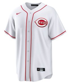 Alternative view of Elly De La Cruz Cincinnati Reds Nike Home Replica Jersey - White