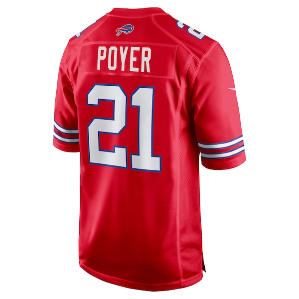 Jordan Poyer Buffalo Bills Nike Alternate Game Jersey - Red - Image 3