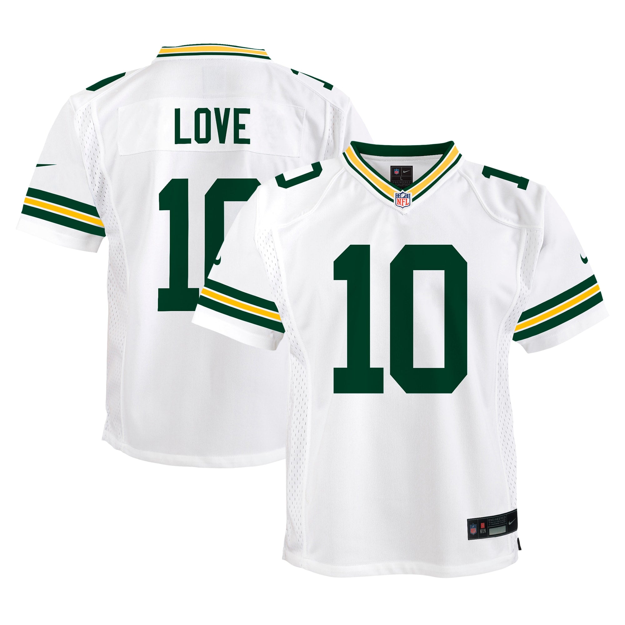 Jordan Love Green Bay Packers Nike Youth The 1923 Classic Game Jersey - Navy/White/Green - Image 5