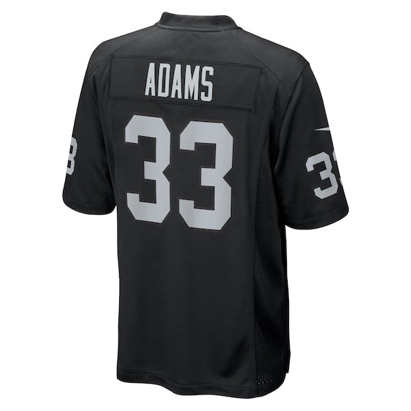 Jamal Adams Las Vegas Raiders Nike Team Game Jersey - Black - Image 3