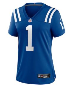 Alternative view of Ahmad Sauce Gardner Indianapolis Colts Nike Women's Team  Game Jersey -  Royal