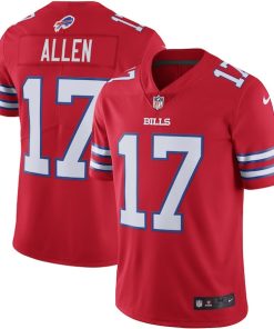 Josh Allen Buffalo Bills Nike Color Rush Vapor Limited Jersey - Red