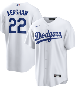 Clayton Kershaw Los Angeles Dodgers Nike Home Replica Jersey - White