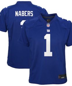 Malik Nabers New York Giants Nike Youth Game Jersey - Royal