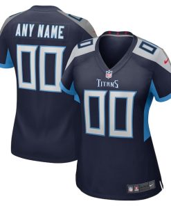 Tennessee Titans Nike Women's Custom Game Jersey - Navy