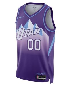 Alternative view of Utah Jazz Nike Unisex 2024/25 Custom Swingman Jersey - City Edition - Purple