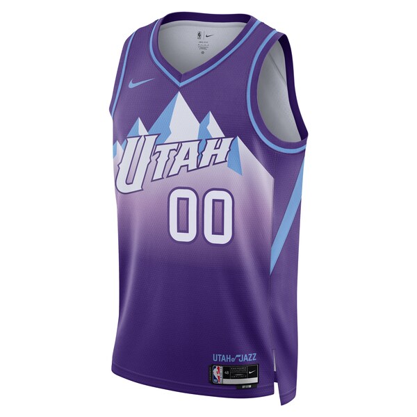 Utah Jazz Nike Unisex 2024/25 Custom Swingman Jersey - City Edition - Purple - Image 2