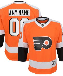 Philadelphia Flyers Youth Home Premier Custom Jersey - Orange