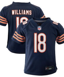 Caleb Williams Chicago Bears Nike Youth 2024 NFL Draft First Round Pick Player Game Jersey - Navy