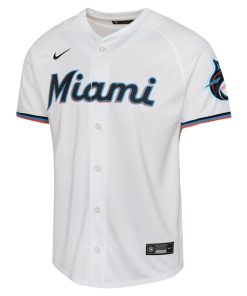 Alternative view of Jazz Chisholm Miami Marlins Nike Youth Home Limited Player Jersey - White