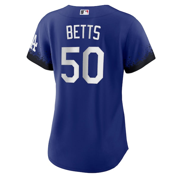 Mookie Betts Los Angeles Dodgers Nike Women's City Connect Replica Player Jersey - Royal - Image 3