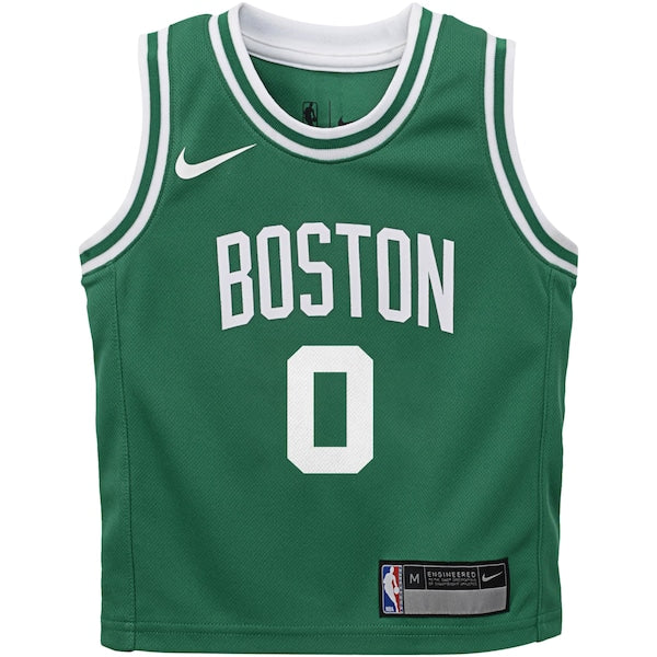 Jayson Tatum Boston Celtics Nike Toddler Swingman Player Jersey - Icon Edition - Green - Image 2