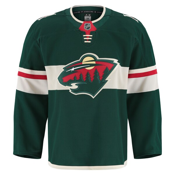 Minnesota Wild Home Authentic Pro Jersey - Green - Image 2