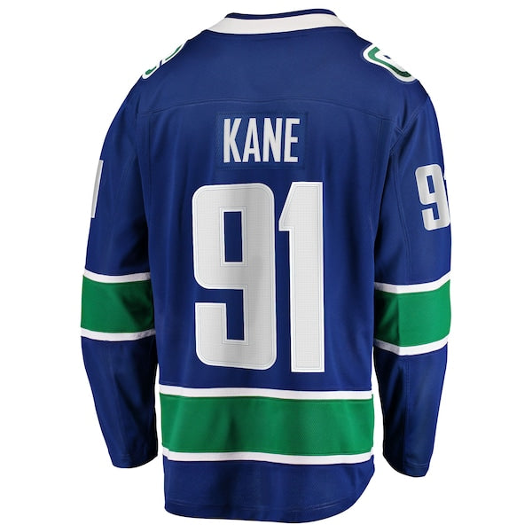 Evander Kane Vancouver Canucks Home Breakaway Jersey - Blue - Image 3