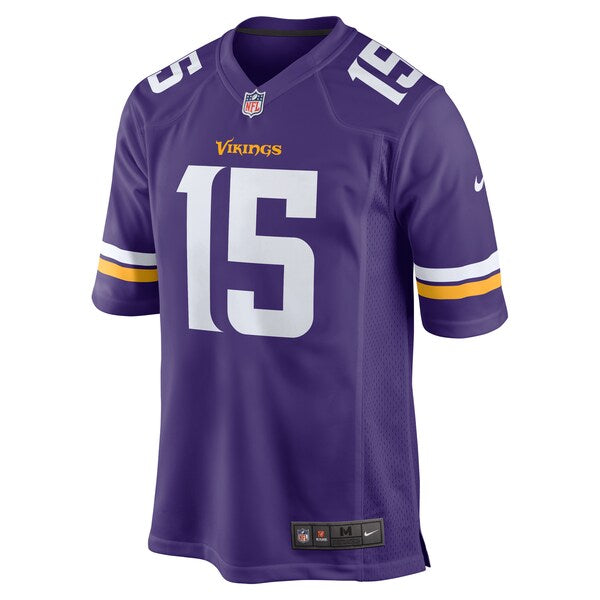 Dallas Turner Minnesota Vikings Nike 2024 NFL Draft First Round Pick Player Game Jersey - Purple - Image 2