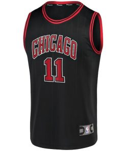 Alternative view of DeMar DeRozan Chicago Bulls  Youth Fast Break Player Jersey - Statement Edition - Black