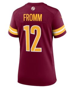 Alternative view of Jake Fromm Washington Commanders Nike Women's Home Game Player Jersey - Burgundy