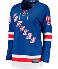 Alternative view of Women's New York Rangers Fanatics Home Breakaway Custom Jersey - Blue