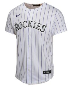 Alternative view of Charlie Blackmon Colorado Rockies Nike Youth Home Game Player Jersey - White