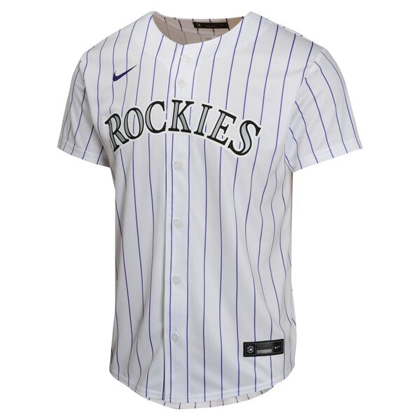 Charlie Blackmon Colorado Rockies Nike Youth Home Game Player Jersey - White - Image 2