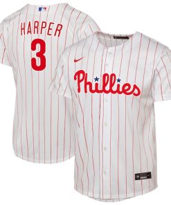 Bryce Harper Philadelphia Phillies Nike Youth Home Replica Player Jersey - White