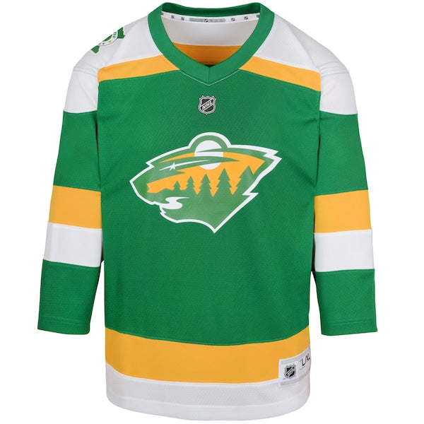 Kirill Kaprizov Minnesota Wild Preschool 2023/24 Alternate Replica Player Jersey?ยจC Green - Image 2