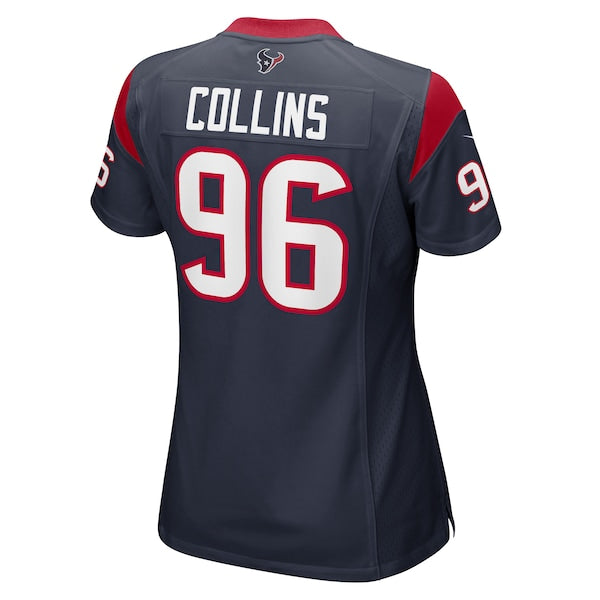 Maliek Collins Houston Texans Nike Women's Game Player Jersey - Navy - Image 3