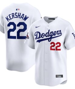 Clayton Kershaw Los Angeles Dodgers Nike 2024 World Series Champions Home Limited Player Jersey - White