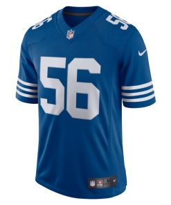 Alternative view of Men's Nike Quenton Nelson Royal Indianapolis Colts Alternate Vapor Limited Jersey