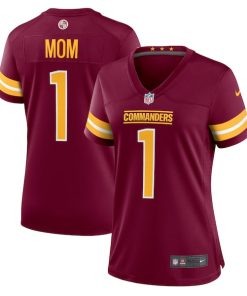 Number 1 Mom Washington Commanders Nike Women's Game Jersey - Burgundy