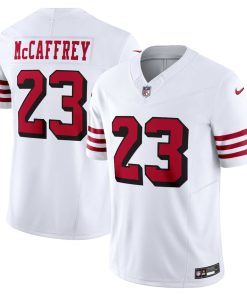 Christian McCaffrey San Francisco 49ers Nike Alternate Vapor F.U.S.E. Limited Jersey - White