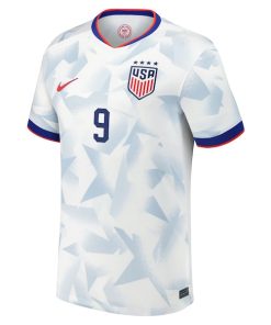 Alternative view of Mallory Swanson USMNT Nike 2025 Home Replica Player Jersey - White