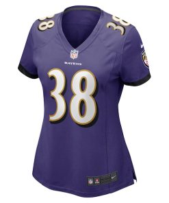 Alternative view of Ben Mason Baltimore Ravens Nike Women's Game Jersey - Purple