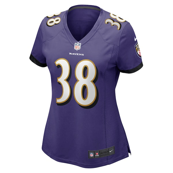 Ben Mason Baltimore Ravens Nike Women's Game Jersey - Purple - Image 2