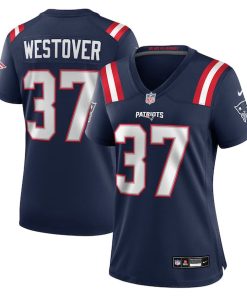 Jack Westover New England Patriots Nike Women's Team Game Jersey -  Navy