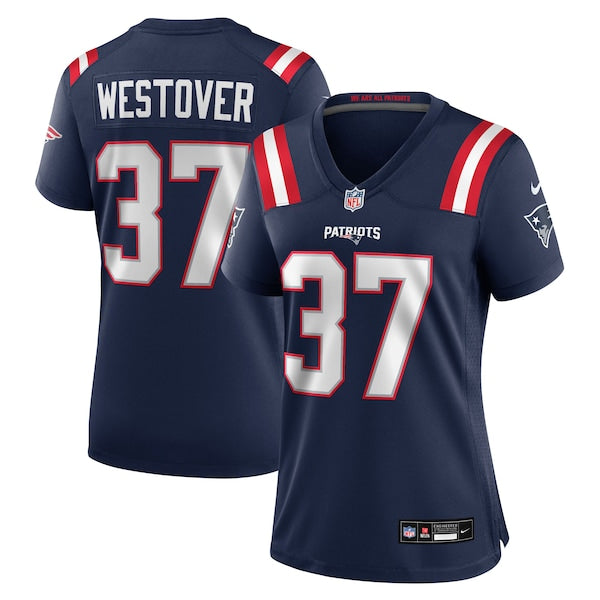 Jack Westover New England Patriots Nike Women's Team Game Jersey - Navy