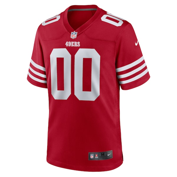 San Francisco 49ers Nike Youth Game Custom Jersey - Scarlet - Image 2