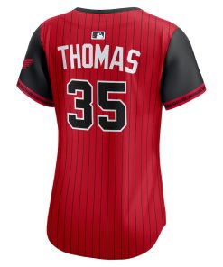 Alternative view of Frank Thomas Chicago White Sox Nike Women's 2025 City Connect Limited Retired Player Jersey - Red/Black
