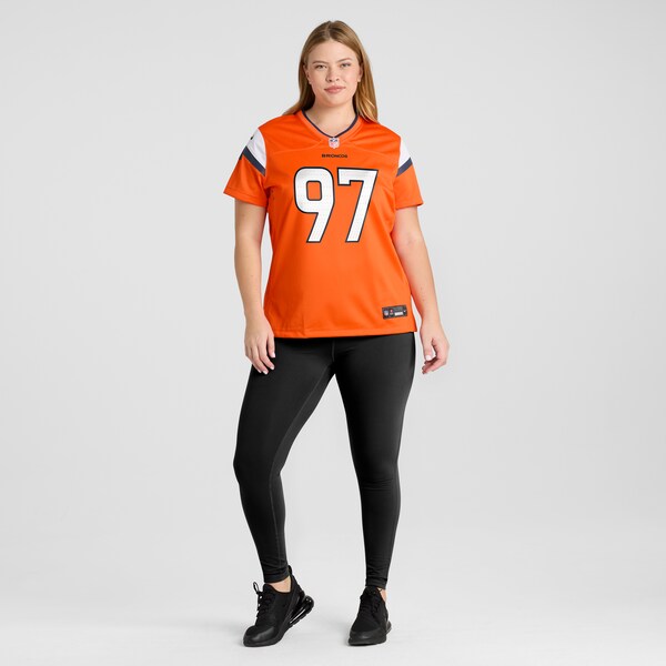 Malcolm Roach Denver Broncos Nike Women's Team Game Jersey - Orange - Image 6