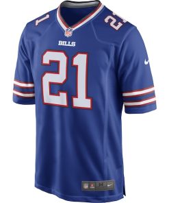 Alternative view of Jordan Poyer Buffalo Bills Nike Game Player Jersey - Royal