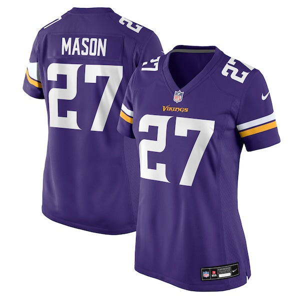 Jordan Mason Minnesota Vikings Nike Women's Team Game Jersey - Purple