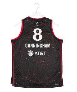 Alternative view of Men's Sophie Cunningham Indiana Fever Nike Stranger Things Victory Jersey - Rebel Edition - Black