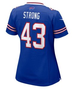 Alternative view of Dorian Strong Buffalo Bills Nike Women's Team Game Jersey -  Royal