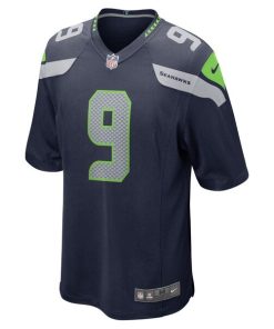 Alternative view of Kenneth Walker III Seattle Seahawks Nike Player Game Jersey - Navy