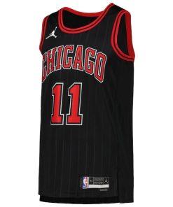 Alternative view of DeMar DeRozan Chicago Bulls Jordan Brand Unisex Swingman Jersey - Statement Edition - Black
