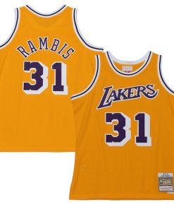 Kurt Rambis Los Angeles Lakers 1984/85 Swingman Jersey - Gold