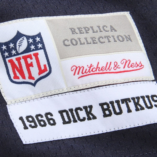 Dick Butkus Chicago Bears Retired Player Legacy Replica Jersey - Navy - Image 6