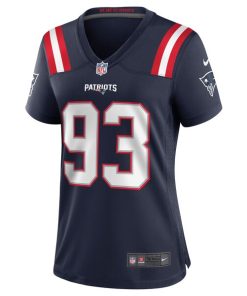 Alternative view of Lawrence Guy New England Patriots Nike Women's Game Jersey - Navy