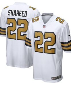 Rashid Shaheed New Orleans Saints Nike Alternate Game Jersey -  White/Black