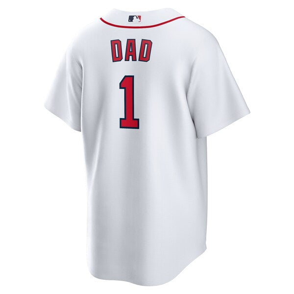 Boston Red Sox Nike #1 Dad Home Replica Jersey - White - Image 3